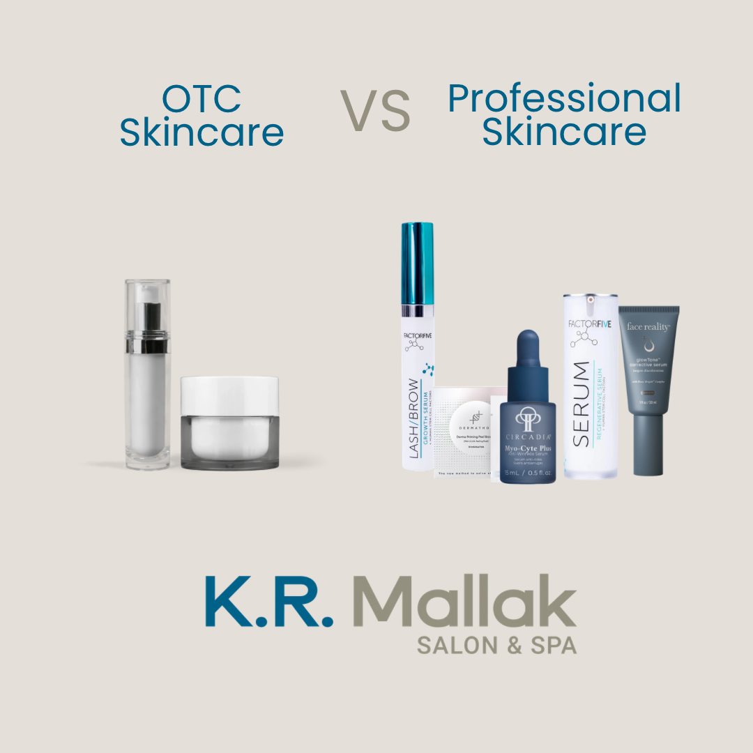 Over-the-Counter Skincare vs. Professional Skincare: What's the Difference?